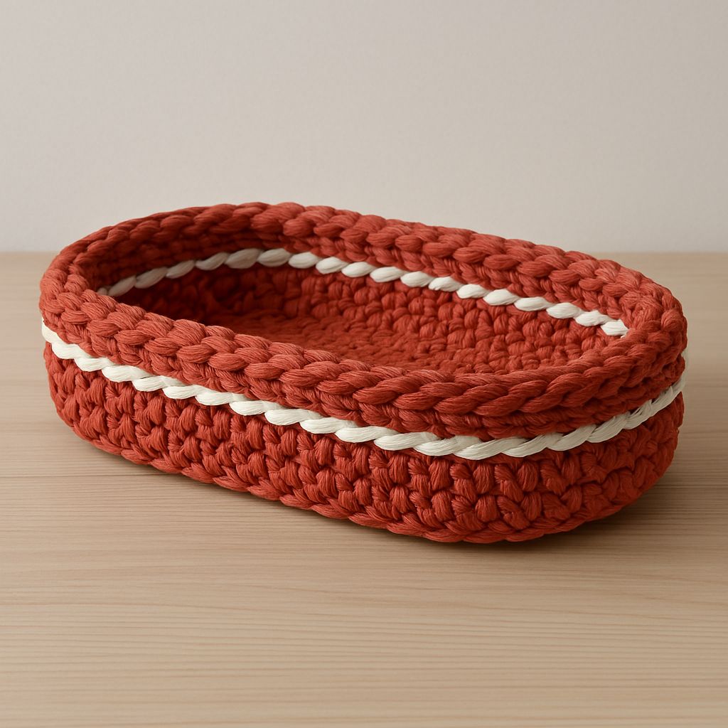 Svuotatasche grande rosso chiaro
